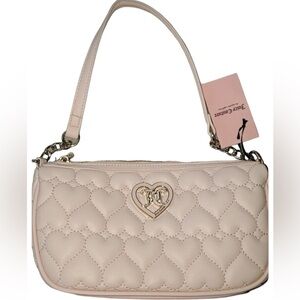 Juicy Couture NWT Shoulder Heart Quilted Bag